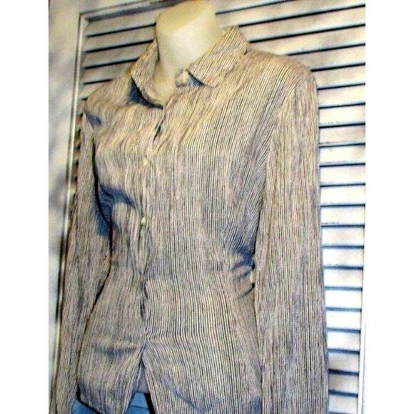 Telluride Clothing Co. Sz 10 Striped Button Down - Picture 2 of 10